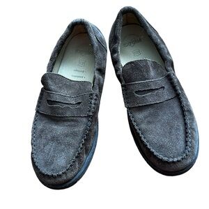 Primigi Penny Loafers Shoes Boys size 38 US 5.5-6‎ Slip-On Suede Comfort Brown